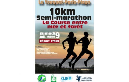 La course entre mer et forêt,10 km et semi-marathon