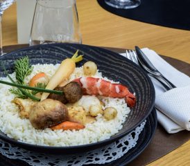 Blanquette de poisson et riz Pilaf