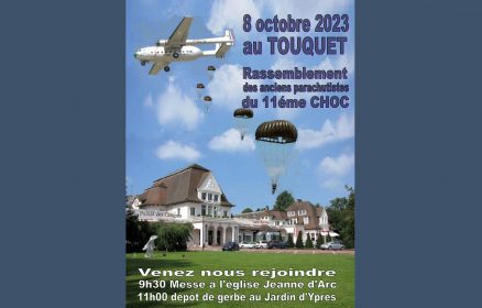 Rassemblement des anciens parachutistes de Choc